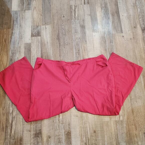 Dickies 2xl women's pink scrub bottoms - Picture 1 of 10